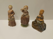 WADE ENGLAND Nursery Rhymes Vtg Red Rose Tea Porcelain Figurines Set of 3  picture