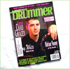 MODERN DRUMMER - June 1997 - CHAD GRACEY of LIVE + Lenny White & Adrian Young picture