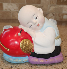 Japanese vintage-style ceramic piggy bank  