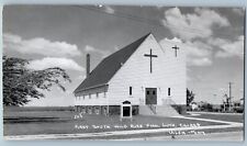 Ulen Minnesota MN Postcard RPPC Photo First South Wild Rice Evan. Luth. Church picture