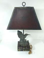 Maitland Smith Antique Collection Brass Hummingbird Sculpture Table Lamp *Rare* picture