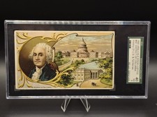 1892 Arbuckle Bros. Coffee #40 George Washington District of Columbia SGC 3 picture