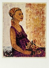 Betye Saar (b. 1926) Anticipation, 1961 - MOMA 2019 Art Print Postcard picture