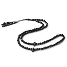 Ebony Essence Misbaha: Ebony Wood - 99 Beads, 8mm picture