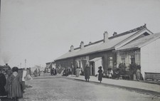 China 1904. (瀋陽), Shenyang — Mukden. Railway Station. Russo-Japanese War. picture