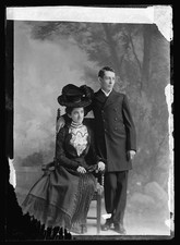 Photo:Barrett C.W. Portrait of Man and Woman c1894-1901 picture
