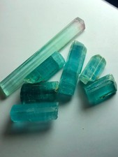 83Carat Top Quality Rough Lagoon Tourmaline Natural Crystal Cabochon Grade @Afgh picture