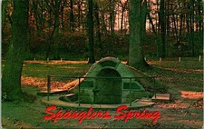 Gettysburg PA Spanglers Spring Culp's Hill Postcard unused (18111) picture