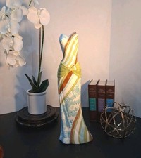 Ceramic Gown Figure 'Benaya' Art Ceramics Gown/Vase By:Jan Poynter Signed/Dated picture