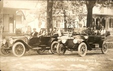 Canaseraga NY Cars Camp Fire Girls c1910s Real Photo Postcard bhn picture