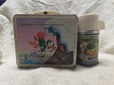 1961 Vintage Ludwig Von Drake Lunchbox w/ Thermos EXCELLENT CONDITION picture