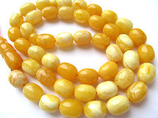 AMBER ROSARY ISLAMIC PRAYER 45 BEADS BALTIC GENUINE STONE, TAIGER,  ROYAL picture