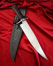 Custom Handmade D2 Steel Hunting Bowie Knife Outdoor Knife Camping with Sheath. picture