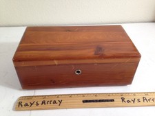 Vtg 50s Lane Miniature Cedar Chest Keepsake Trinket Box Oblender's Lancaster PA picture