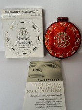 Vtg Du Barry Cloudsilk Compact Powder Set Box Morocco Deadstock MIB NOS picture