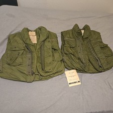 2 - Armor Body Fragmentation Flak Jacket Flak Vest - Size L & sz M picture