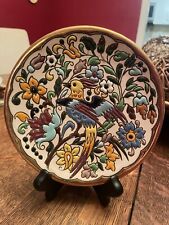 Ceramicas Sevilla Gloria 5,decorative plate handmade in Seville 24k gold trim picture