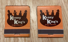 2 Vintage Kenny King's Restaurant Matchbook Cleveland Ohio Advertising Full KFC picture