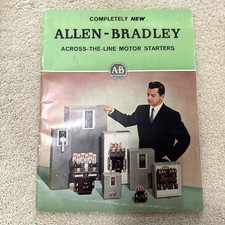 Vintage 1961 Allen-Bradley Across the line motor starters catalog brochure 6100 picture