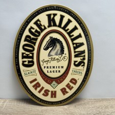 George Killians Irish Red Logo 1999 Thick Cardboard Sign picture