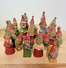 Lot of 18 Tom Clark Cairn Studio Gnome Figurines - 15 COAs - Signed/Coins picture