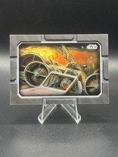 2025 Topps Chrome Star Wars Galaxy Trench Run Superfractor 1/1 Skywalker Ep IV picture