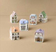 LENOX Halloween Spice Village 6-Piece Spice Jar Set NEW picture