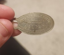Vintage Deposit Keychain Combined Registry Company Chicago IL picture