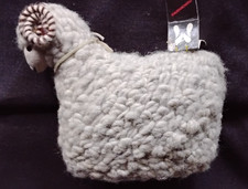 NWT Vintage Makowianka Polish Folk Art Wool Sheep Ram Figural picture