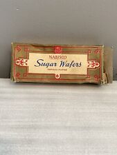 VTG NABISCO Sugar Wafers Vanilla National Biscuit Co Made In USA Empty Box picture