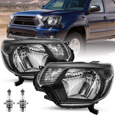 Headlights W/Bulbs Compatible with 2012-2015 Toyota Tacoma picture