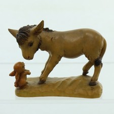 ANRI FERRANDIZ WOOD CARVING DONKEY Bunny RABBIT ITALY 6
