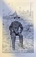 1898 Vintage Magazine Illustration Major General Joseph Wheeler picture