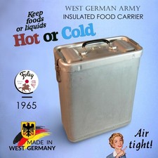 1965 West German Army Mermite Jerry Can (Air Tight) Food Storage Aluminum Insert picture