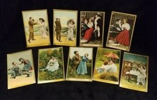 Antique/Vintage 1909 L.R. Conwell, N.Y. Postcards Set Of 9 UNUSED picture