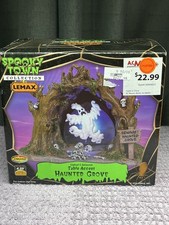 RETIRED VTG Brand New 2006 Lemax Spooky Town Haunted Grove Animated & Lighted picture