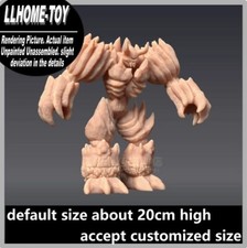 Game Supremus Huge Monster Boss Resin 3D Print GK Figure DIY Model Unpainted picture