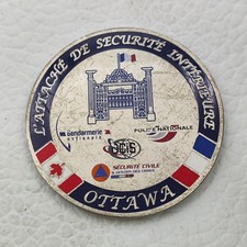 French Embassy Canada Interior Security Attache Ottawa Challenge Coin picture