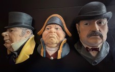 AMAZING  Genuine BOSSUN Heads: MR MICAWBER, MR BUMBLE and DR WATSON Near MINT picture