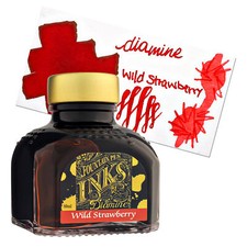 Diamine Wild Strawberry Bottled Ink For Fountain Pens New 80 ml DM-7085 picture