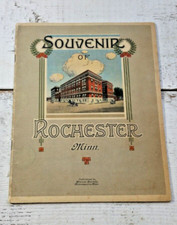 Souvenir of Rochester Minnesota Brochure Vtg 1920s Bloom Bros Postcard Images picture