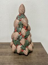 Vintage Jamar Mallory Studio Ceramic Pinecone Christmas Tree 1965 picture