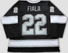 KEVIN FIALA SIGNED LOS ANGELES KINGS CUSTOM JERSEY NHL LA AUTOGRAPHED JSA COA picture