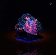 Australia Fluorescent Puttapa Mine Willemite, Aragonite Calcite picture