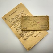 Department of National Defense Canada WWII 1947 Letter to Veteran JJ438 picture