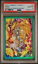 /99 PSA 10 Bitcoin 2022 Cardsmiths Currency Series Miner Emerald Refractor POP 3 picture