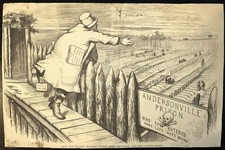 1872 Harper's Weekly Illus. - Horace Greeley & Civil War Andersonville Prison picture