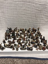 Boyds Bears Town Village Resin Figurines Miniature Collectibles Retired Lot 50+ picture