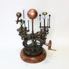 Antique Brass Orrery – Handcrafted Functional Solar System Model | Precision Tel picture