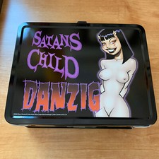 Rare Glenn Danzig Satan’s Child Metal Lunch Box Neca Vintage 2000 picture
